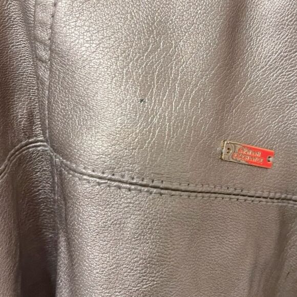 A|X Armani Exchange Faux Leather Dress-Size 10 - Picture 5 of 13